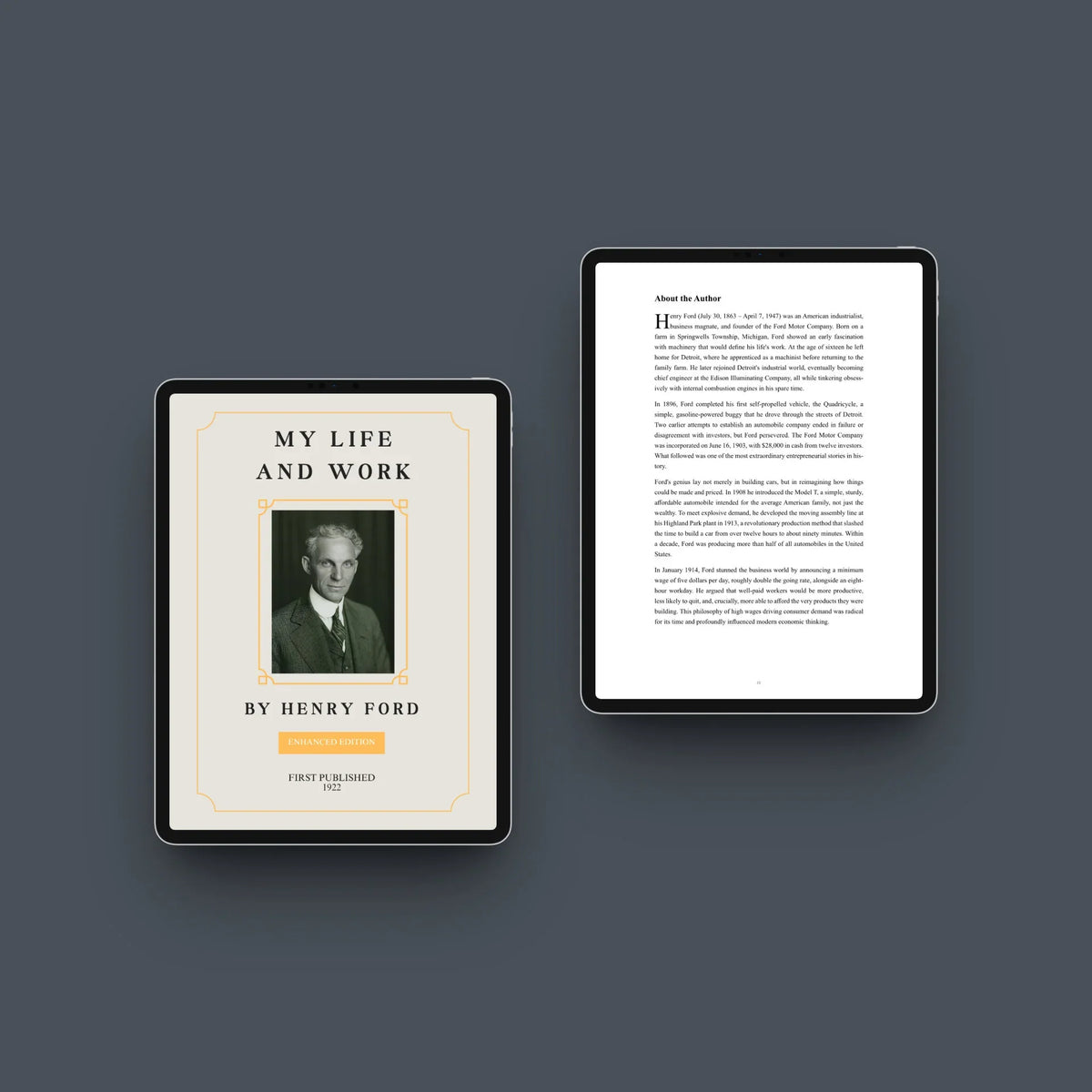 My Life and Work by Henry Ford, Enhanced Edition, eBook product image 2: Verona Marketing Hub.