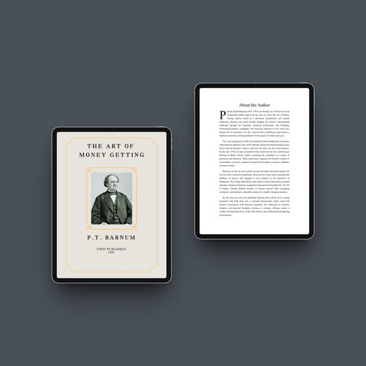 The Art of Money Getting by P.T. Barnum, eBook product image: Verona Marketing Hub