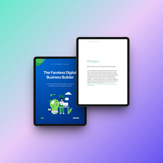 The Faceless Digital Business Builder - AI Prompt Pack, Product Image: Verona Marketing Hub