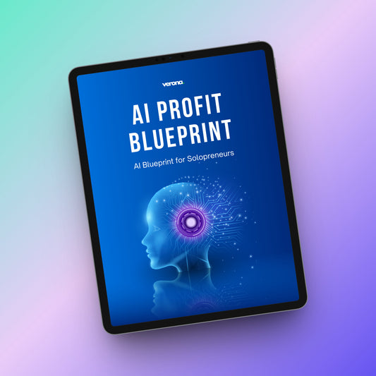 AI Profit Blueprint: eBook product image 2. Verona Marketing Hub.