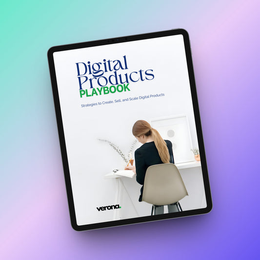 Digital Products Playbook: eBook product image 2. Verona Marketing Hub.