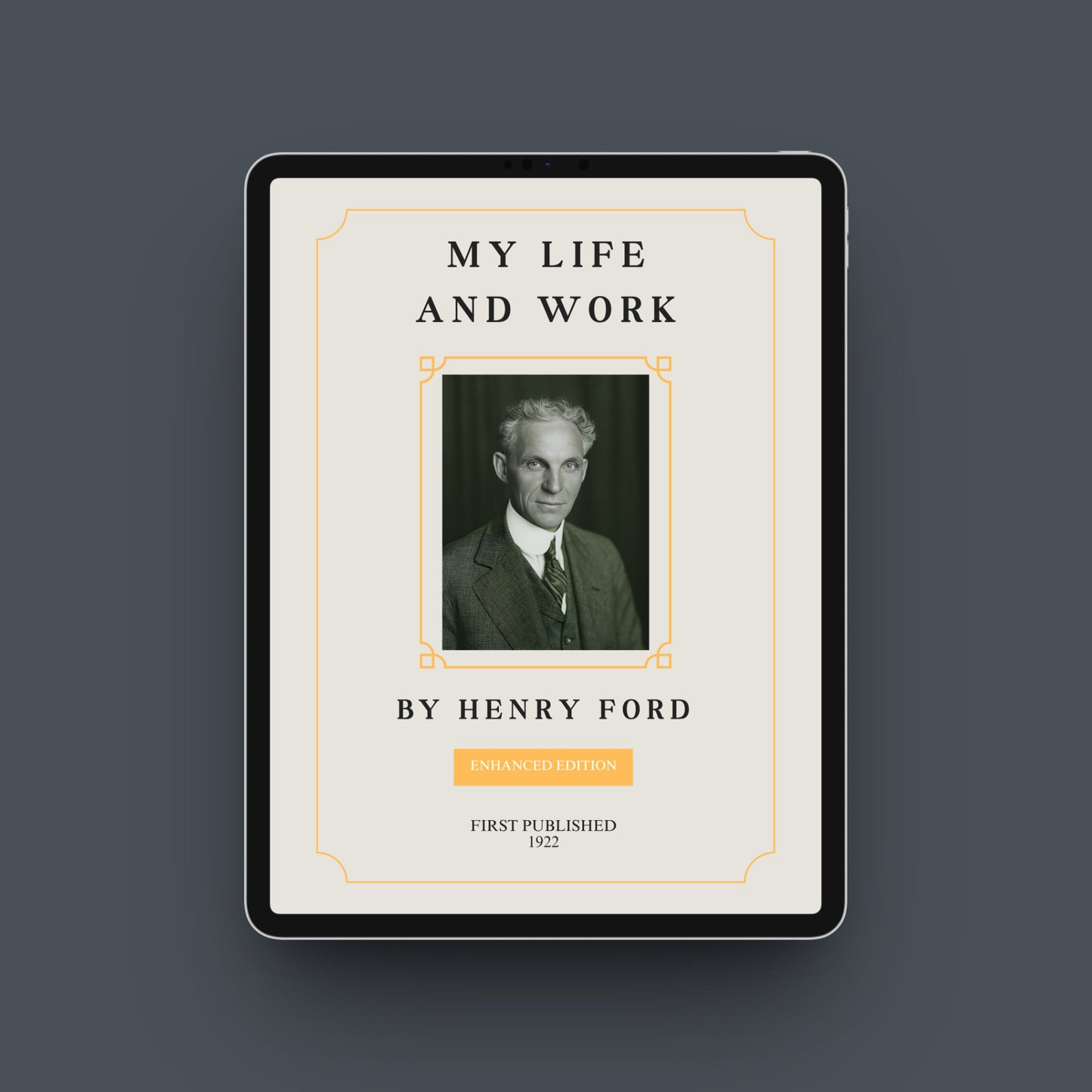 My Life and Work by Henry Ford, Enhanced Edition, eBook product image: Verona Marketing Hub.
