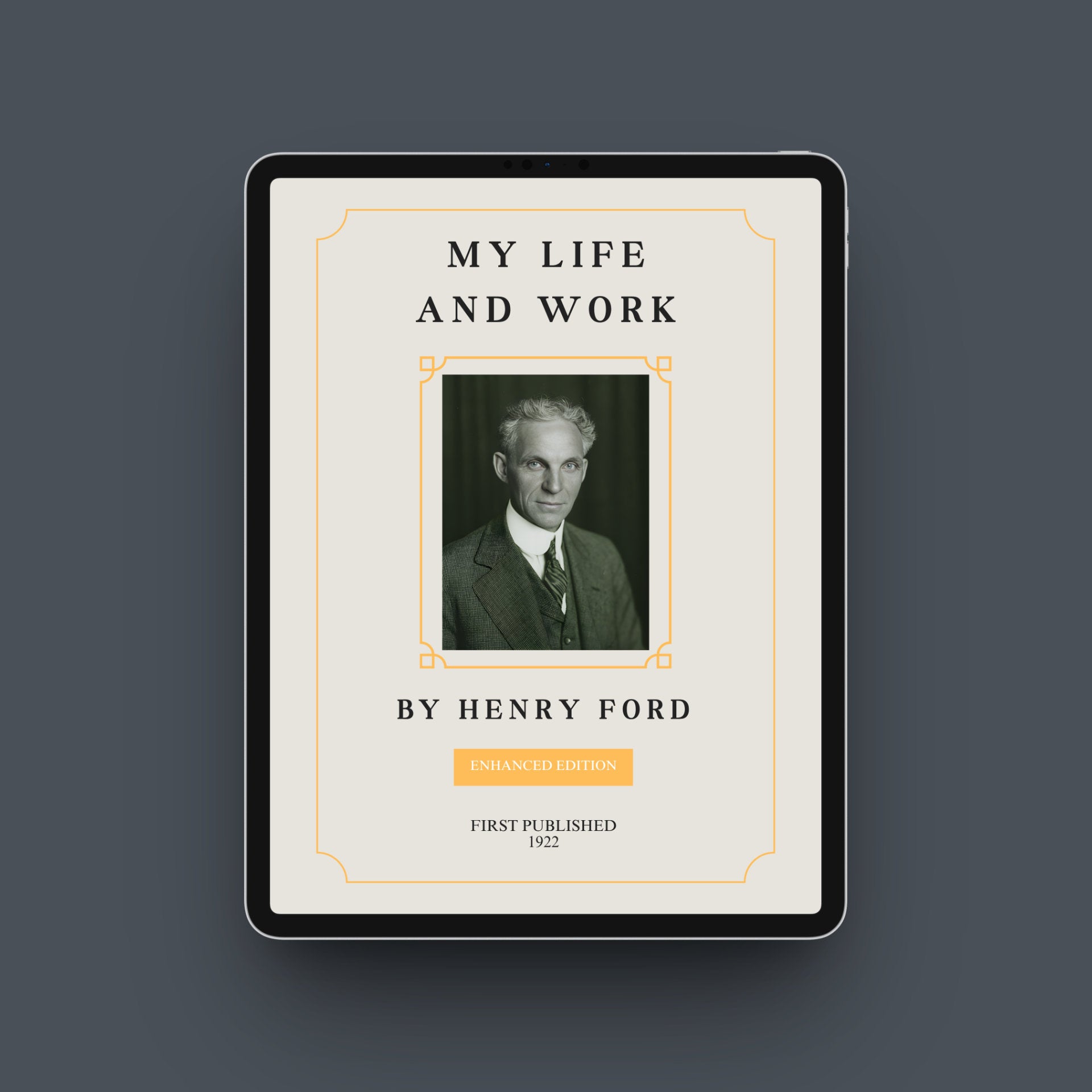 My Life and Work by Henry Ford, Enhanced Edition, eBook product image: Verona Marketing Hub.