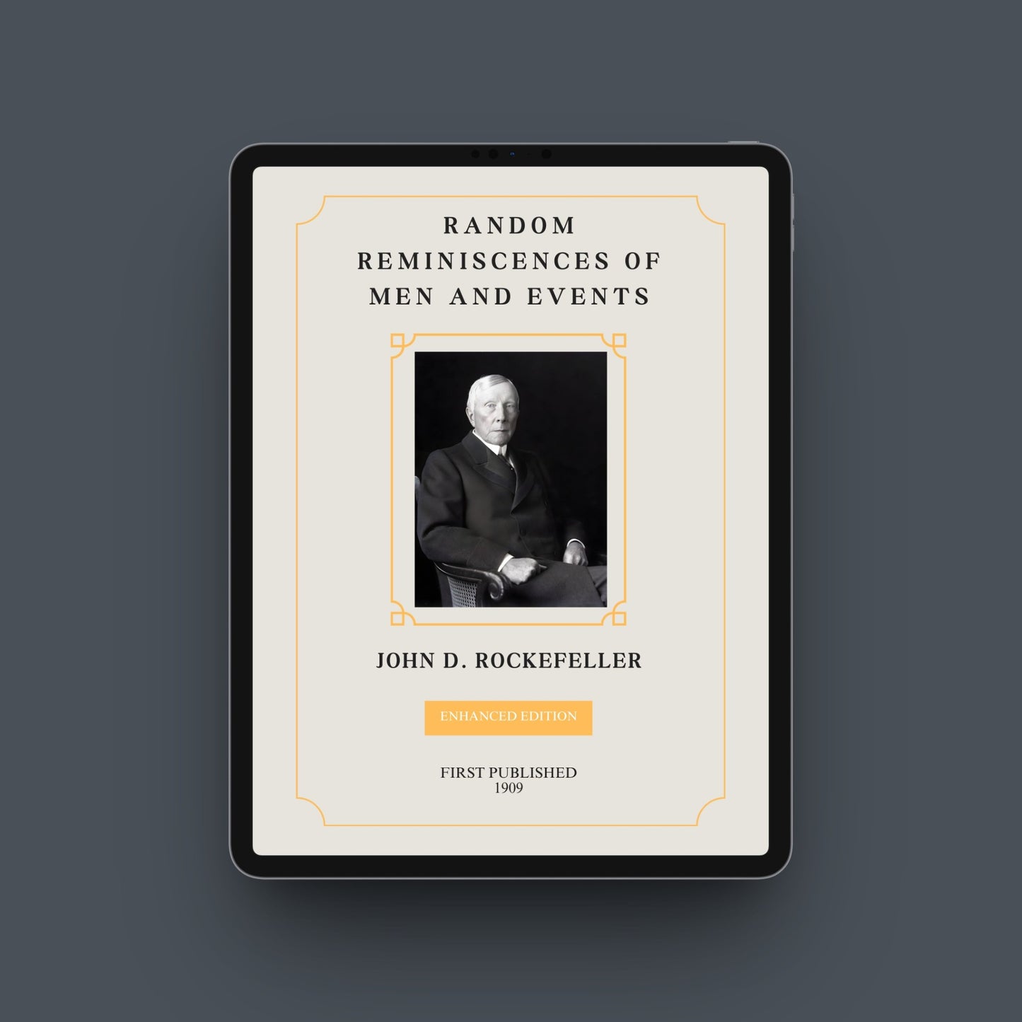 Random Reminiscences of Men and Events, John D. Rockefeller, Enhanced Edition: Image Thumbnail. Verona Marketing Hub.