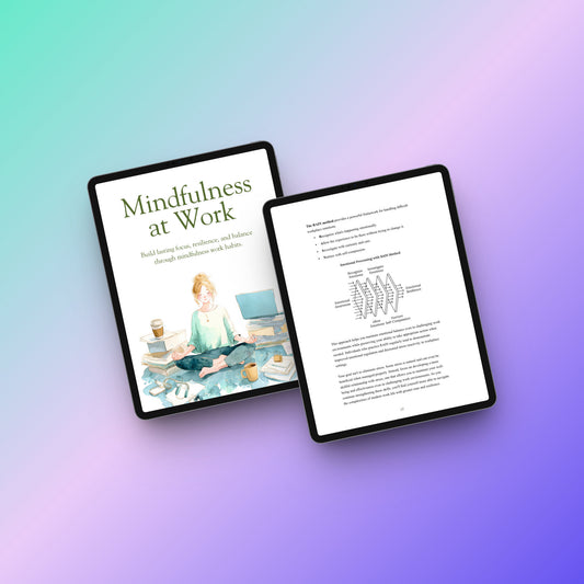 Mindfulness at Work: eBook product image. Verona Marketing Hub.