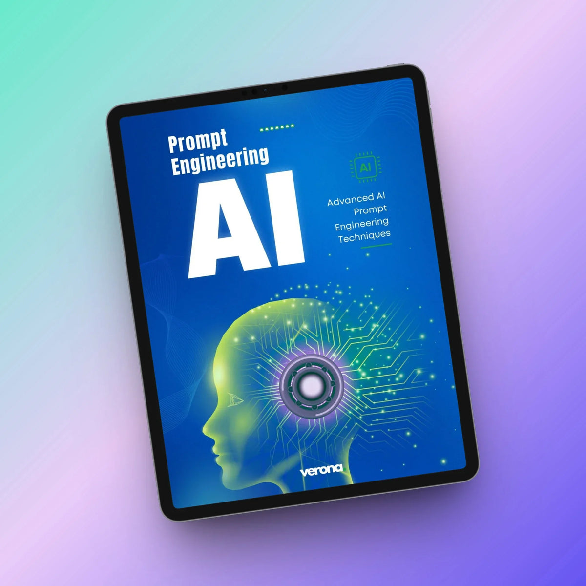 Advanced AI Prompt Engineering Masterclass: eBook cover image - Verona Marketing Hub