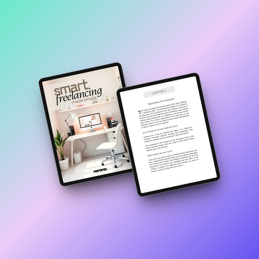 Smart Freelancing: eBook product image. Verona Marketing Hub.