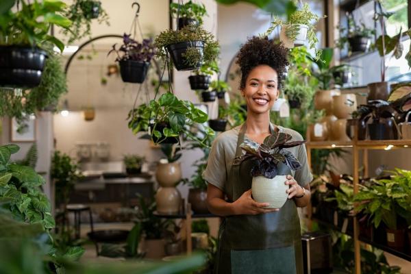 Solopreneur Florist Business: Homepage image; Verona Marketing Hub