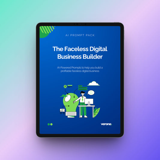 The Faceless Digital Business Builder - AI Prompt Pack, Product Image: Verona Marketing Hub