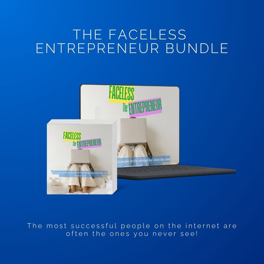 The Faceless Entrepreneur Bundle: Image Thumbnail. Verona Marketing Hub.