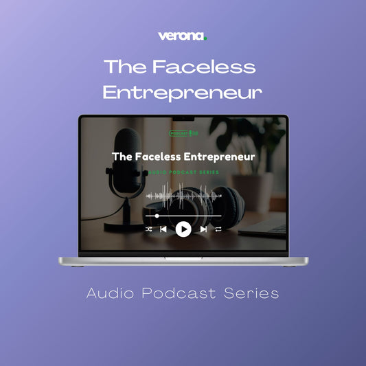 The Faceless Entrepreneur Audio Podcast Series Product Image: Verona Marketing Hub
